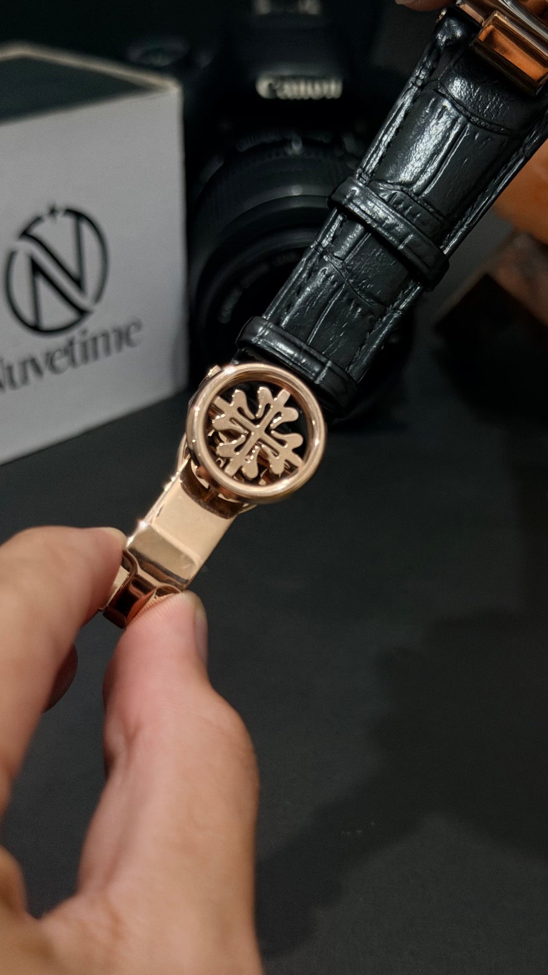 Patek philip strap(Black)