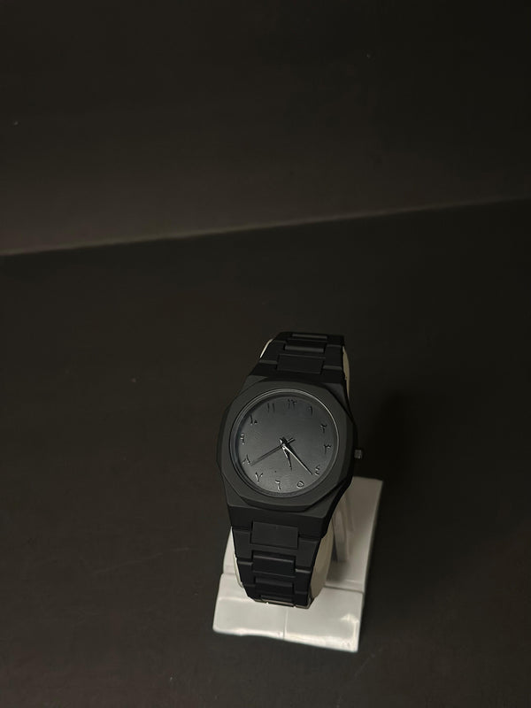 Black Arabic Aura Watch