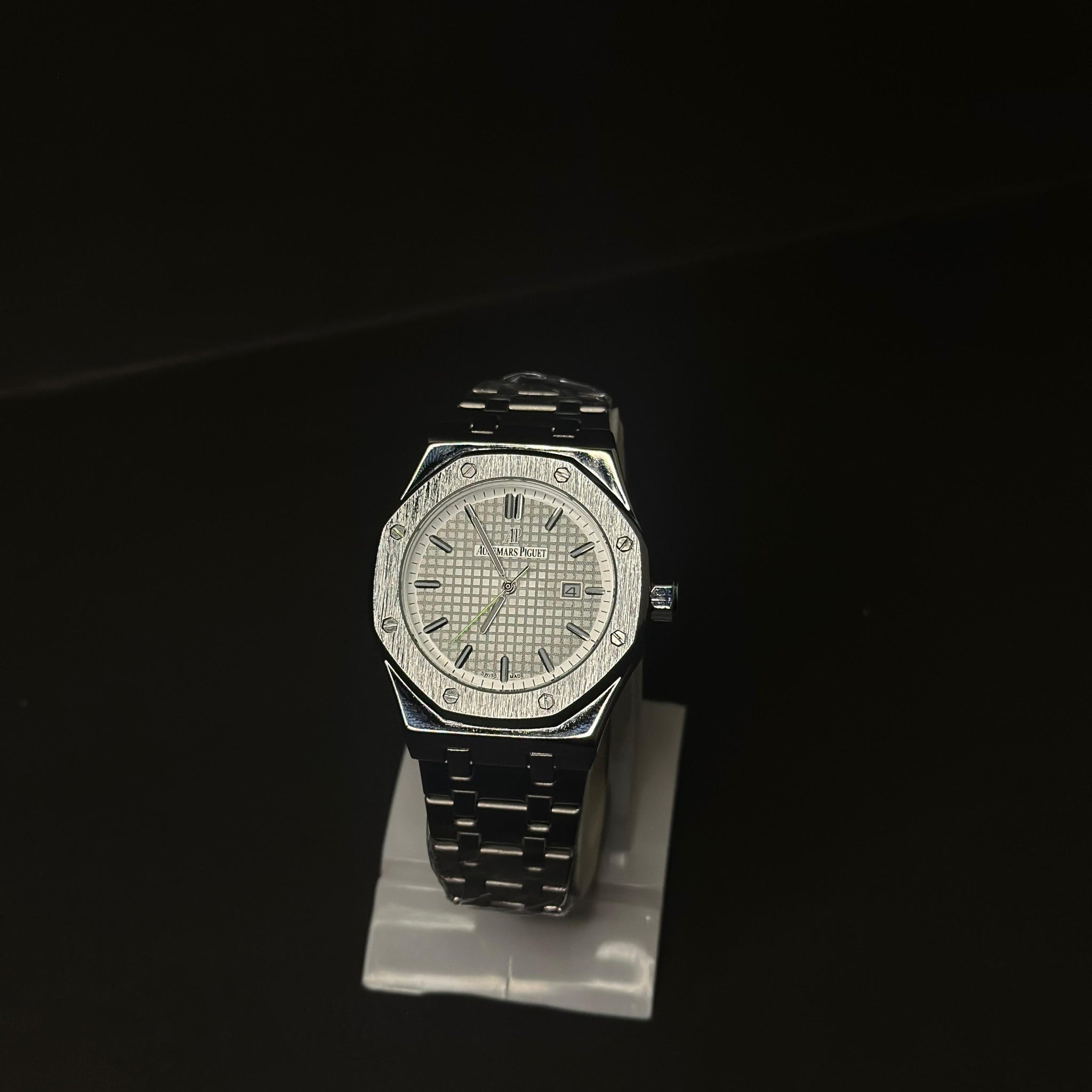 Audemars Piguet Silver with White Dail