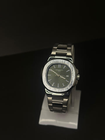 Patek philip silver with Brown dial